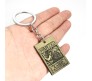 Anime One Piece Kaido Wanted Metal Bronze Keychain Key Chain for Car Bikes Key Ring