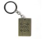 Anime One Piece Marshall D Teach Wanted Metal Bronze Keychain Key Chain for Car Bikes Key Ring