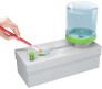 Paint Brush Cleaner & Rinser - Fresh Water Cycle, Dispenser & Drain Button - Acrylic, Watercolor, Oil Paints - Cleaning Tool for Kids & Adults (Paint Station Water, Brush Cleaner Set)
