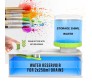 Paint Brush Cleaner & Rinser - Fresh Water Cycle, Dispenser & Drain Button - Acrylic, Watercolor, Oil Paints - Cleaning Tool for Kids & Adults (Paint Station Water, Brush Cleaner Set)