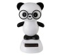 Lucky Panda Bobble Head Solar for Car Dashboard Action Figure Toys Collectible Bobblehead Showpiece For Office Desk Table Top Toy For Kids and Adults Multicolor