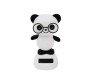 Lucky Panda Bobble Head Solar for Car Dashboard Action Figure Toys Collectible Bobblehead Showpiece For Office Desk Table Top Toy For Kids and Adults Multicolor