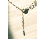 Butterfly Rhinestone Crystal Studded Pendant Gold Plated Necklace With Chain Fashion Jewellery Stylish For Women And Girls