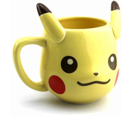 Adorable 350ml Pikachu Mug - Cute Anime Pokemon Ceramic Coffee Cup, Tea Cup or Decorative Item