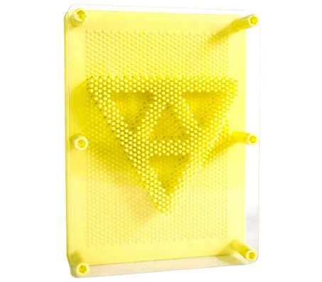 Pin Art 3D Board Toy Medium Scuplture Safe Plastic Pin Impression Hand Face Mold Pinart to Shape Any Design for Boys and Girls