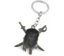 Pirates of The Caribbean Aztec Skull Jack Sparrow Metal Keychain Key Chain for Car Bikes Key Ring