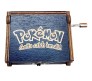Wooden Pokemon Music Box Vintage Hand Crank Classical Musical Gifts for Birthday Gift for Men Boys Girls Women Multicolor