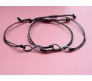 Pinky Promise Infinity Bracelets Anklets for Couples Pair Set Best Friend Matching Bracelets Adjustable Friendship Bracelets for Him and Her