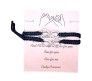 Pinky Promise Infinity Bracelets Anklets for Couples Pair Set Best Friend Matching Bracelets Adjustable Friendship Bracelets for Him and Her B2