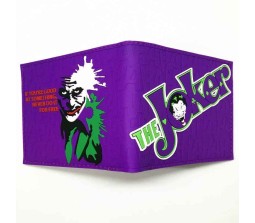 Joker Stylish Printed Design Purse PVC Leather Wallet For Kids Men & Boys D1