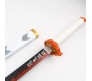 Demon Slayer Cosplay 104 cm Rengoku Wooden Sword Nichirin Life Size Replica Katana Perfect for Anime Gift Merchandise Collectibles