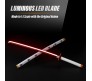 Demon Slayer Cosplay 104 cm Light Up Glow Rengoku Wooden Sword Nichirin Life Size Replica Katana Perfect for Anime Gift Merchandise Collectibles