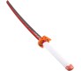 Demon Slayer Cosplay 104 cm Rengoku Wooden Sword Life Size Nichirin Replica Katana Perfect for Anime Gift Merchandise Collectibles