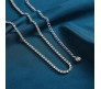 1pcs Rhinestone Waist Chain for Women Stylish Saree Adjustable Silver Belly Chain 2 Layered Body Hip Chains for Waist Sexy Bikini Kamarbandh Jewelry 26-42in