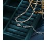 1pcs Rhinestone Waist Chain for Women Stylish Saree Adjustable Silver Belly Chain 2 Layered Body Hip Chains for Waist Sexy Bikini Kamarbandh Jewelry 26-42in