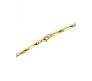 Stainless Steel Long 55cm Rice Gold plated Necklace Chain 3mm Hip Hop Chains for Men Stylish Boys Women Girls