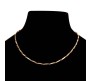 Stainless Steel Long 55cm Rice Gold plated Necklace Chain 3mm Hip Hop Chains for Men Stylish Boys Women Girls