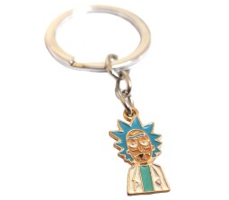 Rick And Morty Rick Body Metal Keychain Key Chain Car Bikes Key Ring