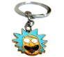 Rick And Morty Rick Face Metal Keychain Key Chain Car Bikes Key Ring