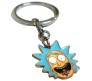 Rick And Morty Rick Face Metal Keychain Key Chain Car Bikes Key Ring