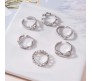 Adjustable Combo of 24 Knuckle Stackable Toe Ring Fashion Statement Gold Silver Multi Finger Rings Set Boho Stylish Western for Women and Girls