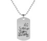 Riverdale Jughead Jones Wuz Here Military Dog Tag Pendant Necklace Inspired Jewellery For Men Women and Girls Silver