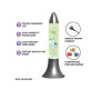 16 inch Aqua Bubble Lava Lamp Artificial Aquarium with Fish Rocket Lamp Shape Multi Color Changing Light for Home Decoration Bedroom Living Room