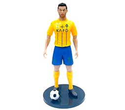 20cm Ronaldo Action Figure Sports Cristiano  Football Collectible for Fans Figurine Statue for Office Desk & Study Table Multicolour
