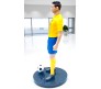 20cm Ronaldo Action Figure Sports Cristiano  Football Collectible for Fans Figurine Statue for Office Desk & Study Table Multicolour