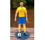 20cm Ronaldo Action Figure Sports Cristiano  Football Collectible for Fans Figurine Statue for Office Desk & Study Table Multicolour