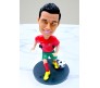 Ronaldo Cristiano Standing 18cm Bobblehead for Car Dashboard Action Figure Toys Collectible Showpiece For Office Desk Table Top Toy For Kids and Adults Multicolor