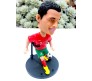 Ronaldo Cristiano Standing 18cm Bobblehead for Car Dashboard Action Figure Toys Collectible Showpiece For Office Desk Table Top Toy For Kids and Adults Multicolor