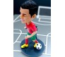 Ronaldo Cristiano Standing 18cm Bobblehead for Car Dashboard Action Figure Toys Collectible Showpiece For Office Desk Table Top Toy For Kids and Adults Multicolor