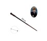 Harry Potter Ron Magic Wand With Box Premium Polyresin Metal Core Collectible With Card and Ticket Cum Cosplay Accessory