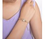 Elegant Adjustable Cubic Zircon Bracelets High Quality Fashion Bracelet Gold Bangle Halo and Round Design For Women Wedding Jewelry Birthday Gift