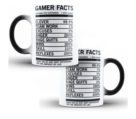 Gamer Morphing Magic Heat Sensitive Mugs Magic Mug Gift Idea for Game Lovers Video Game Lovers Gaming Geeks Or Programmers Coffee Mug