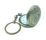 Gift to My Daughter Never Forget That I Love you Vintage Bronze Metal Pocket Watch Antique Gift from Mom and Dad Keychain Key Chain for Car Bikes Key Ring