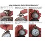Gift to My Daughter Never Forget That I Love you Vintage Bronze Metal Pocket Watch Antique Gift from Mom and Dad Keychain Key Chain for Car Bikes Key Ring
