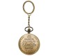 Gift to My Daughter Never Forget That I Love you Vintage Bronze Metal Pocket Watch Antique Gift from Mom and Dad Keychain Key Chain for Car Bikes Key Ring