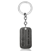 Male Cool XMen Wolverine Dog Tag Keychain Vintage Logan Dog Tags