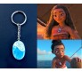 Moana Inspired Stone Ocean Heart of Te Fiti Metal Keychain Key Chain for Car Bikes Key Ring