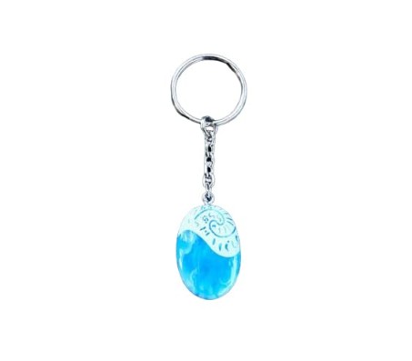 Moana Inspired Stone Ocean Heart of Te Fiti Metal Keychain Key Chain for Car Bikes Key Ring