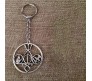 Percy Jackson Hunger Games Potter Deathly Hallows Divergent and The Mortal Instruments Metal Keychain Key Chain for Car Bikes Key Ring