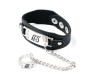 Anime Naruto Konoha Logo Headband Leather Bracelet & Ring Cosplay Accessory For Boys and Men