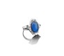 Color Changing Mood Ring Oval Shape Crystal Antique Design Adjustable Size for Women Multicolor