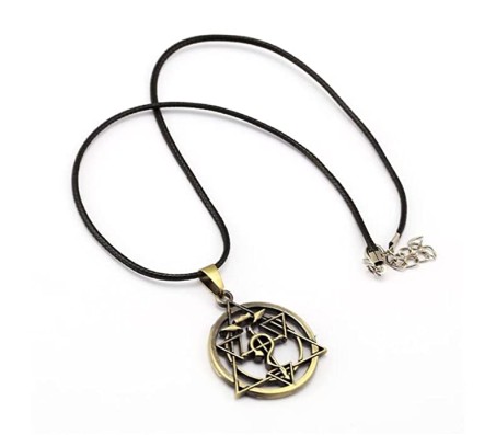 Fullmetal Alchemist Inspired Pendant Necklace Fashion Jewellery Accessory for Men and Women