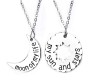 Game Of Thrones Inspired My Sun And Stars Moon Of My Life Couple Pendant Necklace Set for Men & Women