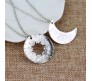 Game Of Thrones Inspired My Sun And Stars Moon Of My Life Couple Pendant Necklace Set for Men & Women