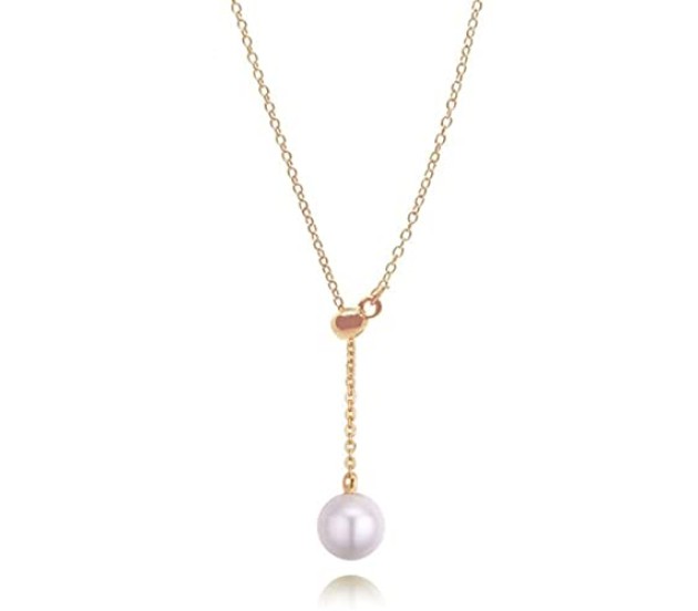 Freshwater Cultured Pearl Pendant with 0.11 CT. T.W. Diamonds in 14K Yellow  Gold - Sam's Club