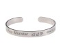 Kpop BTS Rap Monster Stainless Steel Open Adjustable Bracelet for Boys and Girls